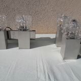 Pair of 70's wall lamps