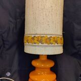 Lampe orange vintage année 70
