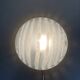 Peil & Putzler glass flush mount / wall lamp 'zebra', 1970s Germany