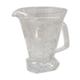 Art Deco glass pitcher