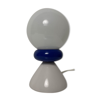 Bedside or ceramic lamp Keria design 80 Sotssass Memphis