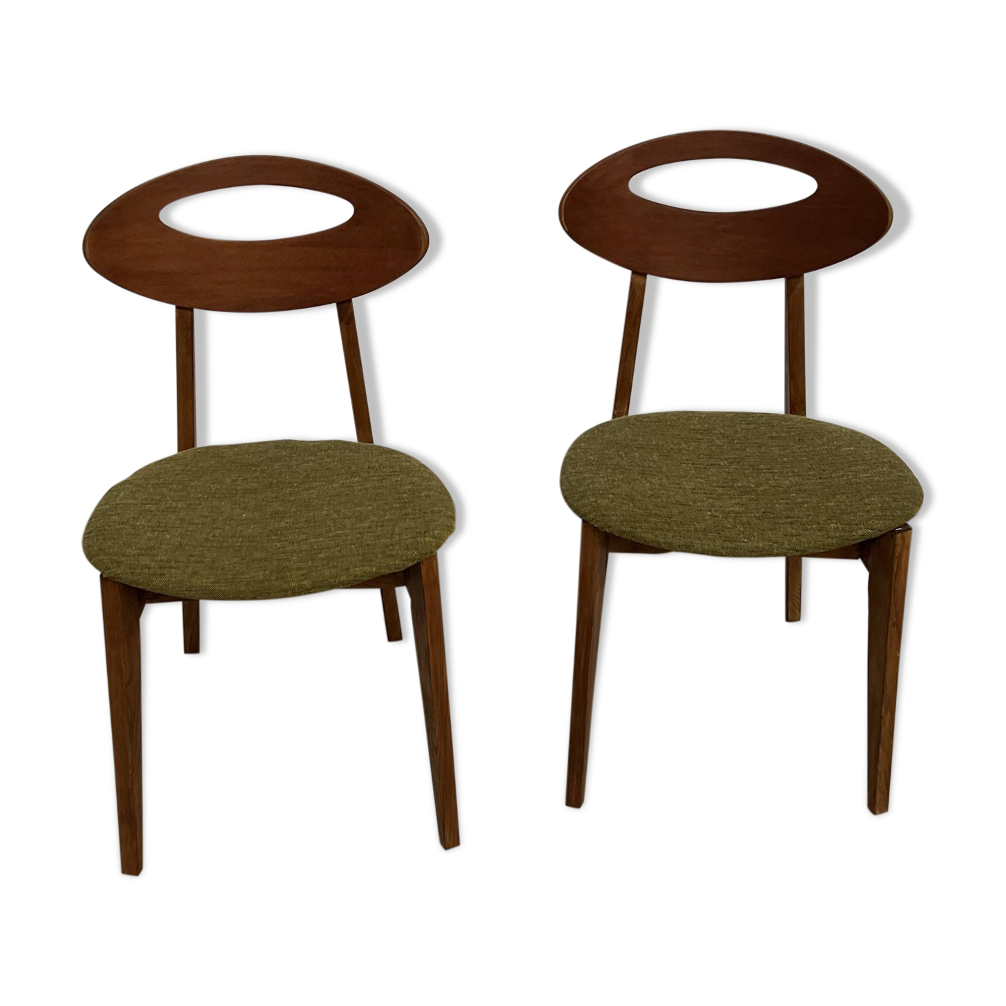 Duo de chaises Roger Landault pour Sentou