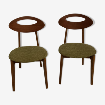 Duo de chaises Roger Landault pour Sentou