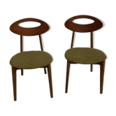 Duo de chaises Roger Landault pour Sentou