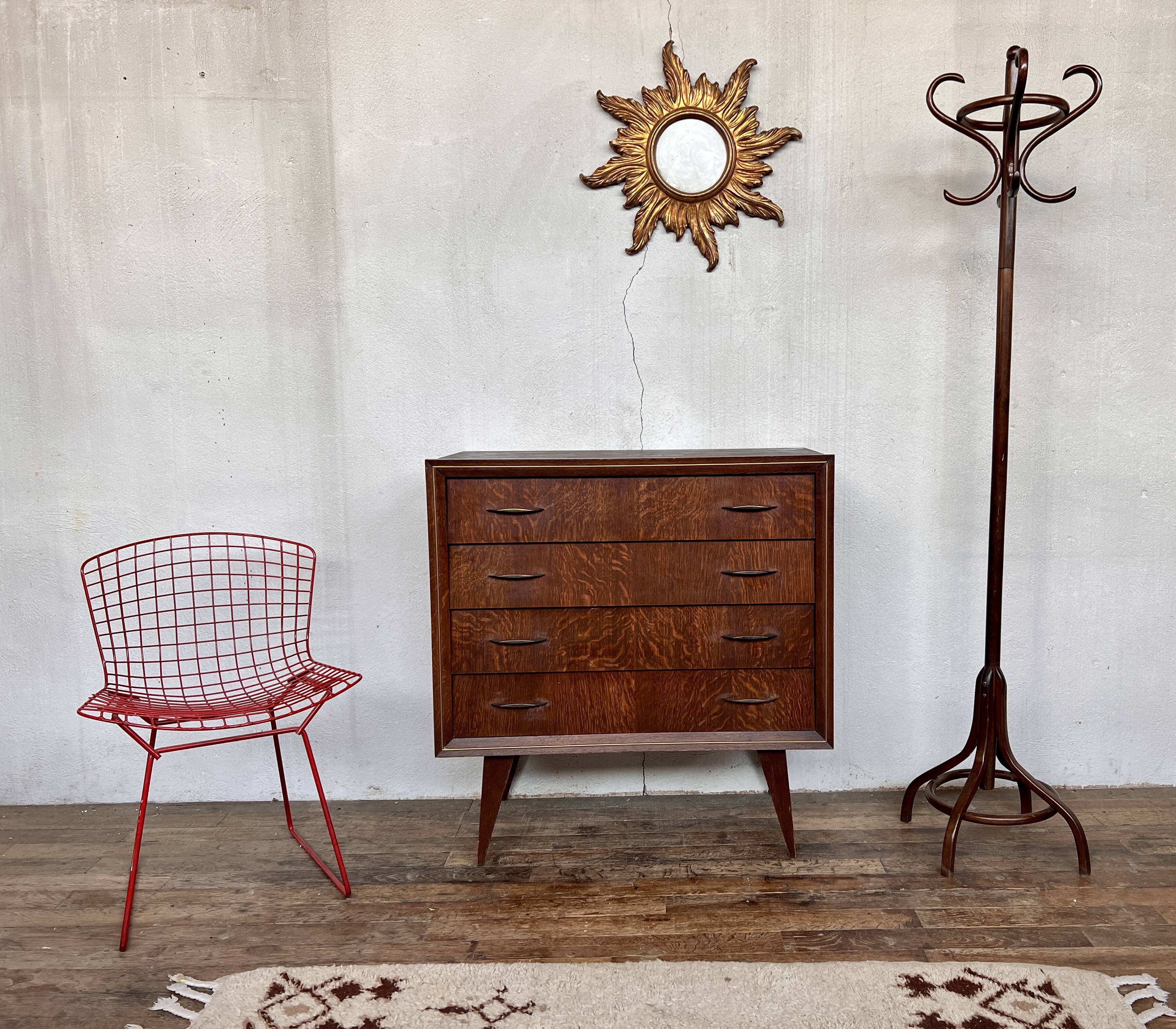 Vintage dresser compass feet