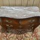 Commode sauteuse de style Louis XV en marqueterie