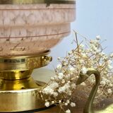 Vintage globe-laying lamp