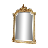 Nineteenth pedimented mirror
