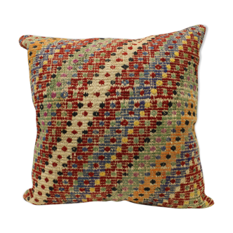 60x60 cm Kilim Cushion,Vintage Cushion Cover