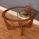 G plan fresco teak & glass astro coffee table