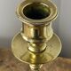 Antique solid brass candle holder