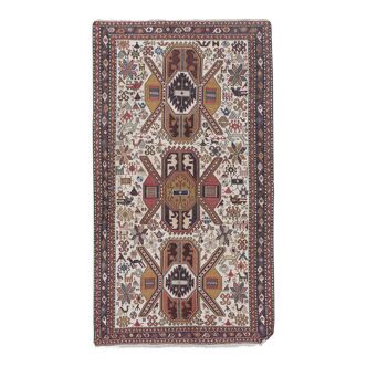 Tapis vintage turc de oushak tissé à la main 107x192 cm