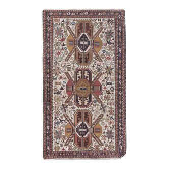 Vintage Turkish rug from Oushak, hand-woven 107x192 cm