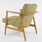 Green mottled Z armchair