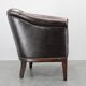 Vintage Leather Armchair, Czechoslovakia