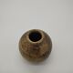 Vase ball in sandstone from Biot signed by Alain Rech