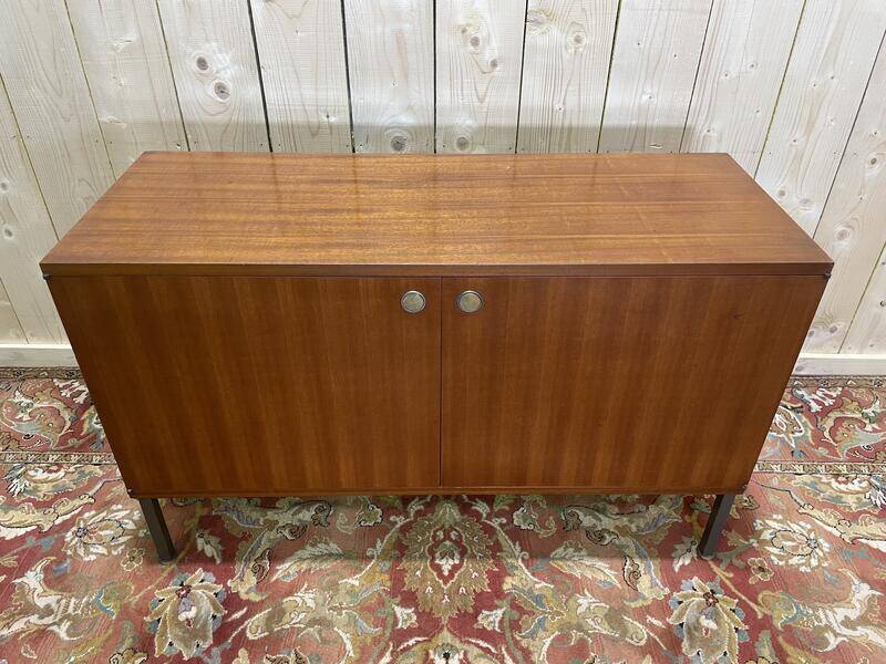 Buffet - Enfillade 1960 en acajou Louis Paolizzi