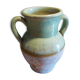 Glazed terracotta pot