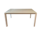 Extendable dining table 'Baron' by Calligaris, glass and metal