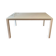 Extendable dining table 'Baron' by Calligaris, glass and metal