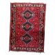 1930s Handmade Wool Rug with Three Medallions, 114 × 159 cm - 1C1294