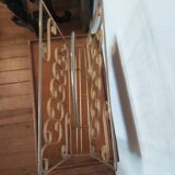 Vintage magazine holder in brass 60s