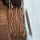 Vintage magazine holder in brass 60s