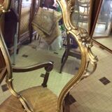 Golden rocaille mirror