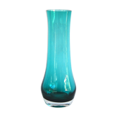 Vase en verre coloré vintage Riihimaki 1970s