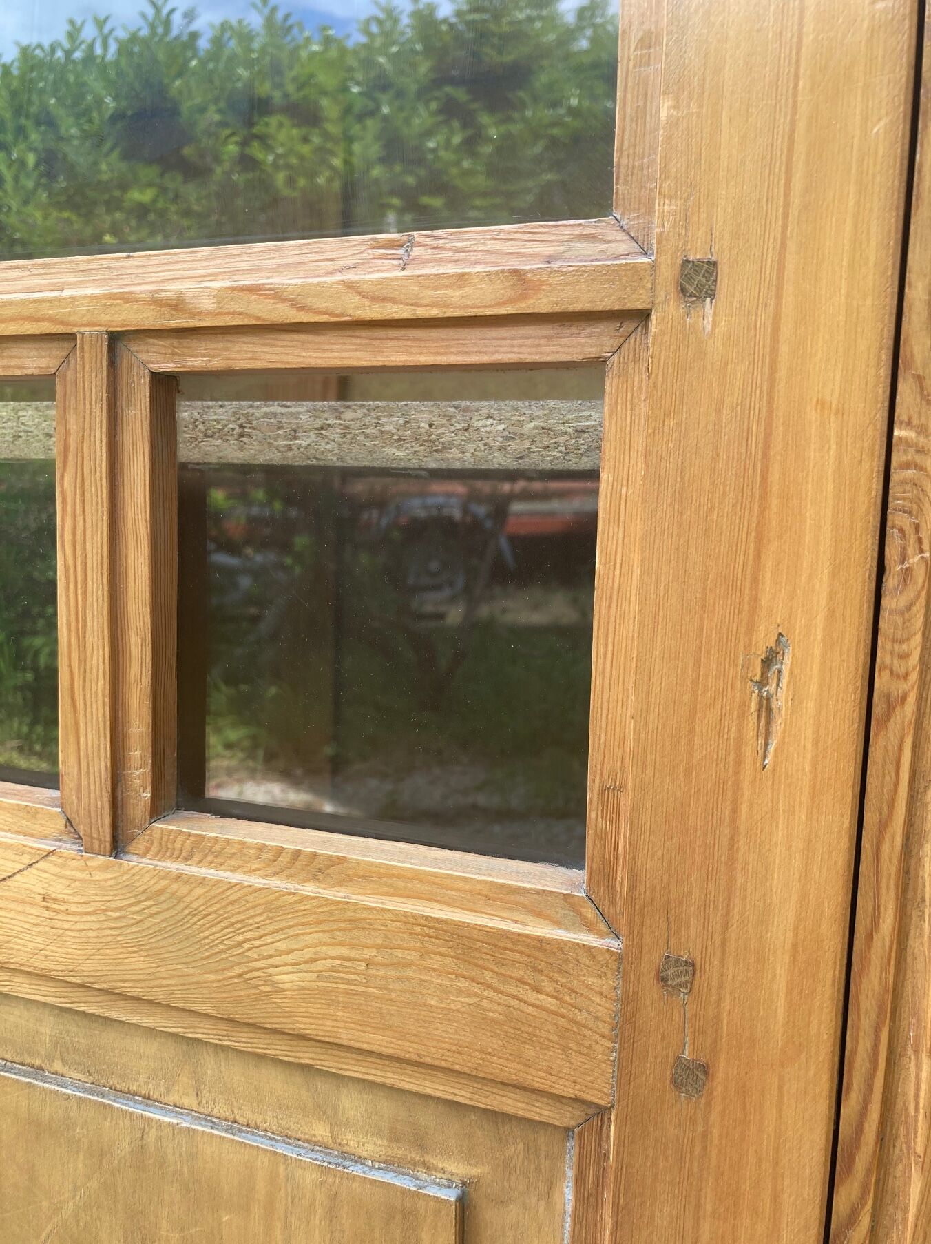 Vintage glazed Parisian wardrobe