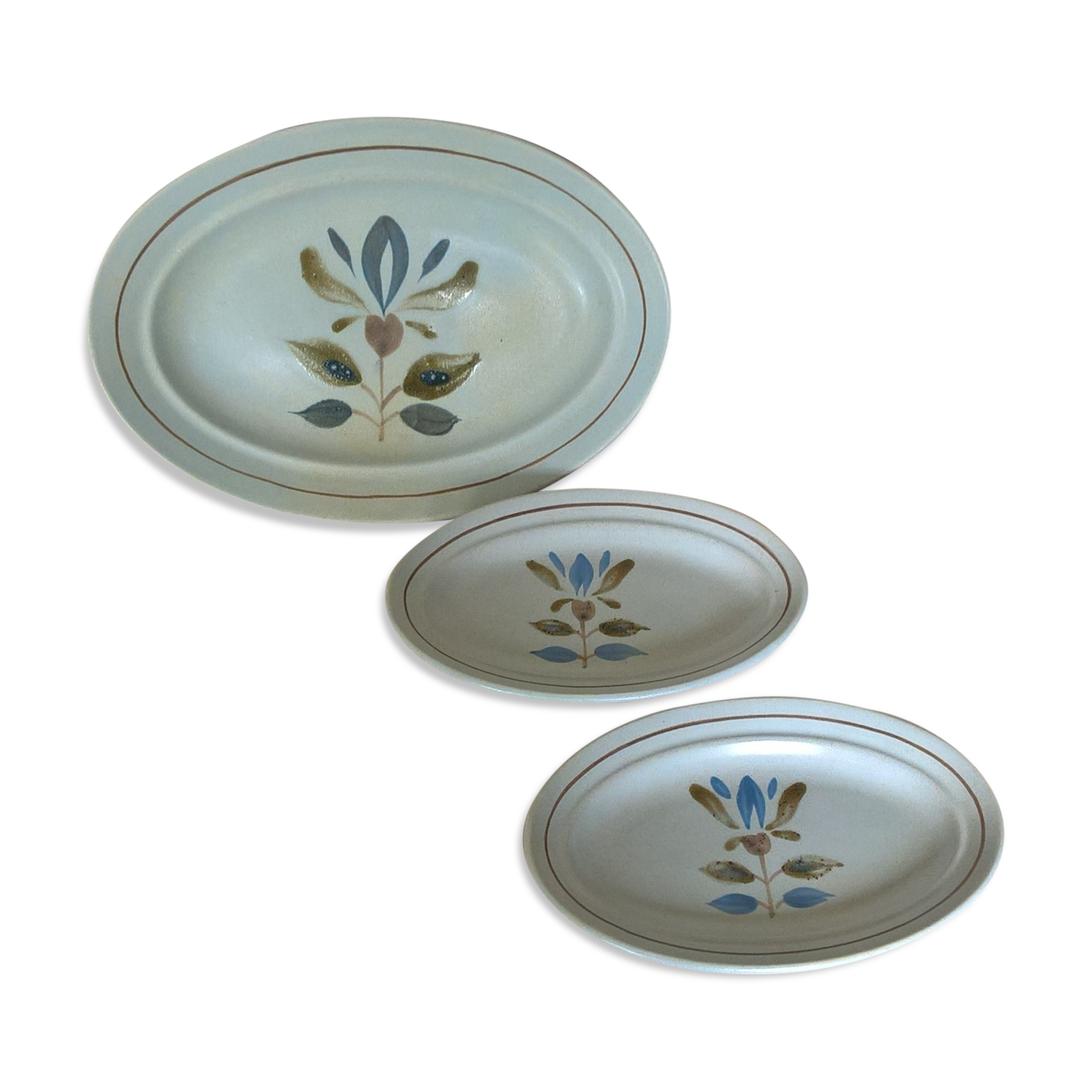 St Amand dish and serving bowls, Béarn 1713 model