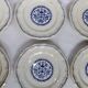 Plate Gien model Rouen stamp 1938 / 3 turns service table collection