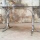 Table ovale en verre vintage