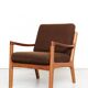 Fauteuil "Senator" du milieu du siècle par Ole Wanscher pour France & Søn