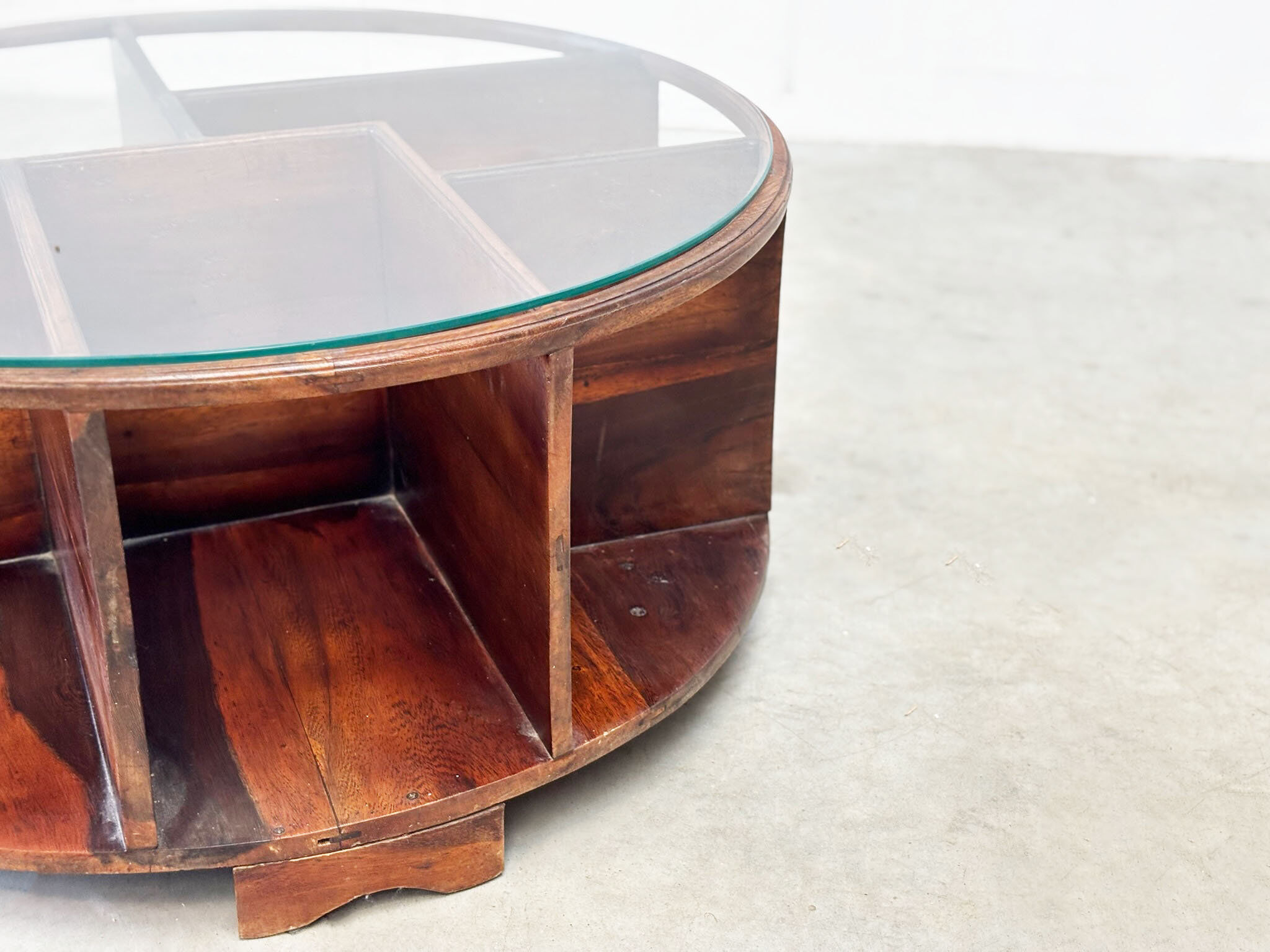 Sculptural Italian coffee table