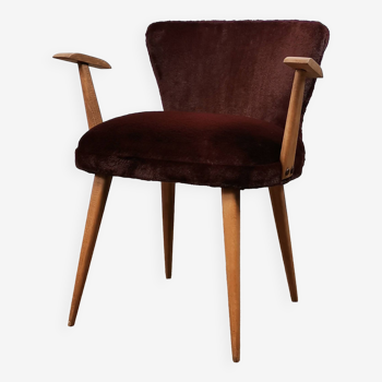 Fauteuil vintage bordeaux