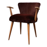 Fauteuil vintage bordeaux