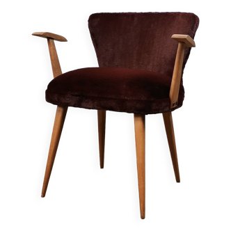 Fauteuil vintage bordeaux