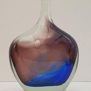 Jean-Claude Novaro Biot glass bottle vase (1943-2014)