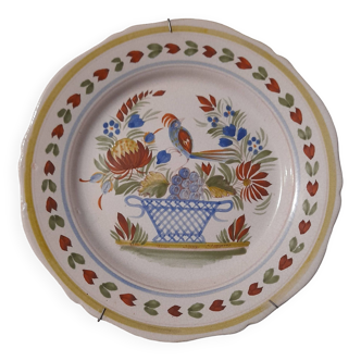 Quimper ceramic plate