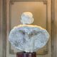 Bust of Emperor Galba, white Carrara marble, 18th century.