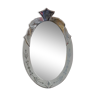 Oval mirror, Venetian style