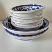 6 céramiques peintes à la main – Desuir - Sicile