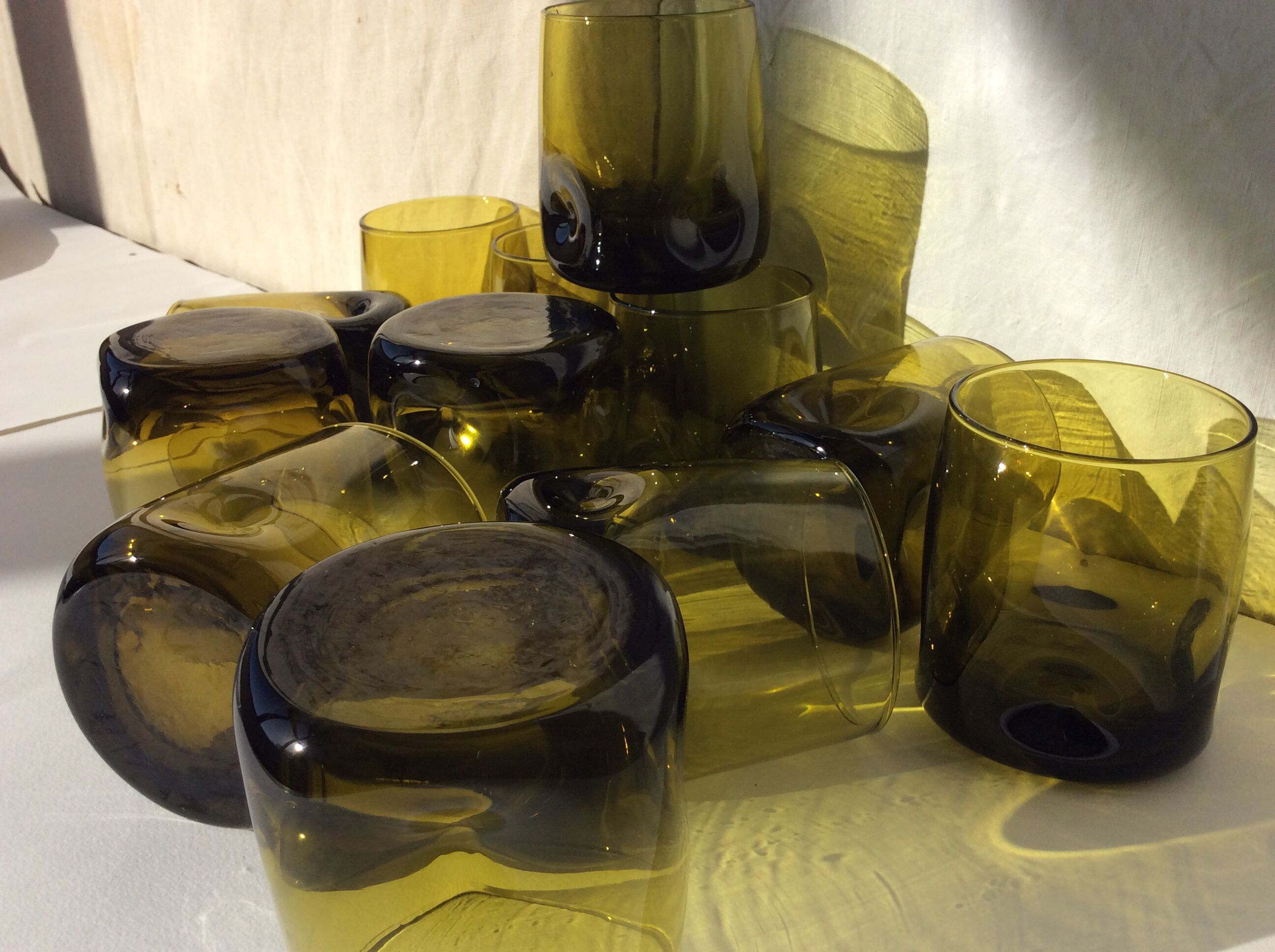 Set of 12 vintage glasses