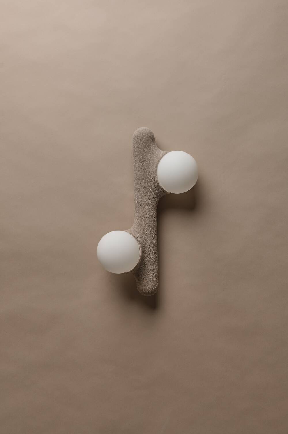 Prickly pear applique - natural sand