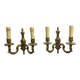 Pair of sconces Bronze 2 Lights