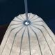Modern mid-century Cocoon pendant lamp by Friedel Wauer for Goldkant Leuchten, Germany, 1960s.