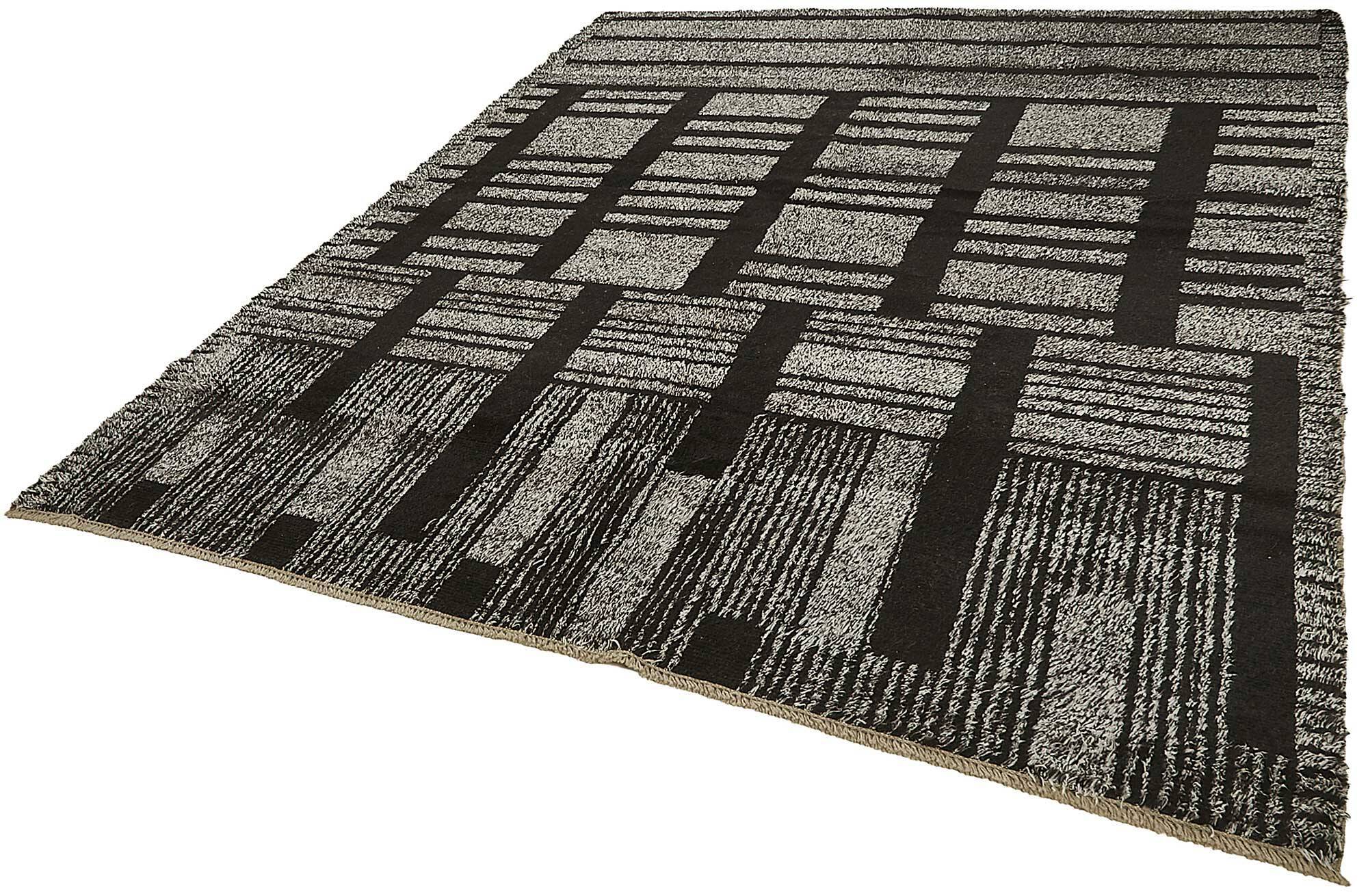 Handwoven Turkish Recycled Boho Rug 236 cm x 303 cm