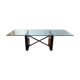 Contemporary glass dining table 240 cm 8 pers.