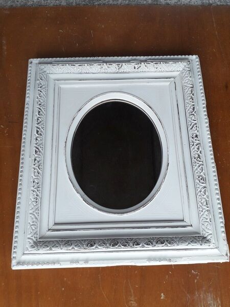 Mirror Napoleon III shabby chic 55x48 cm
